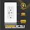 Faith USB Outlet, Standard Outlet, Duplex, White CZ07-WH-02 - alternate 5